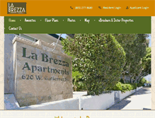 Tablet Screenshot of labrezzaapts.com